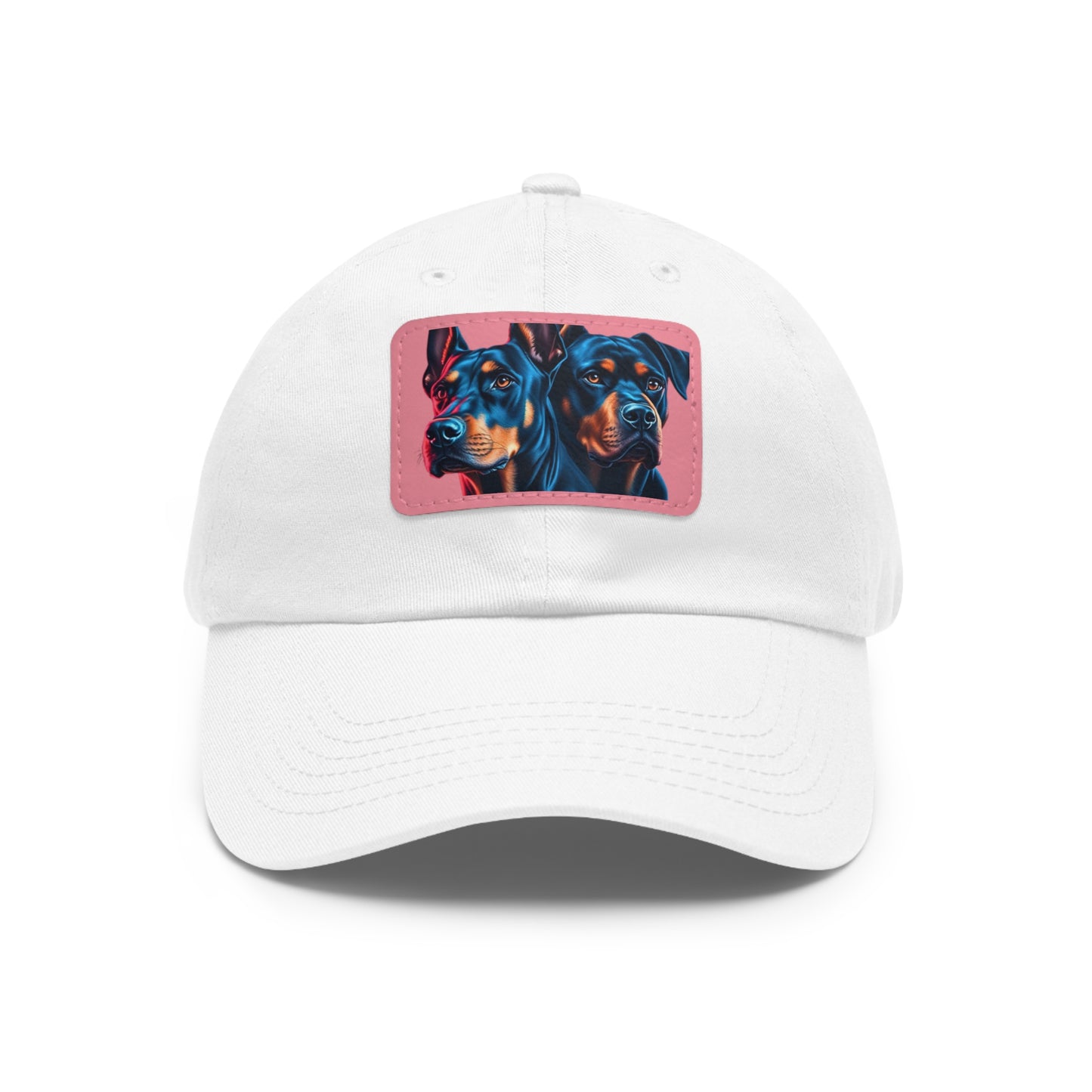 Los Primos 1 Dad Hat with Leather Patch (Rectangle)