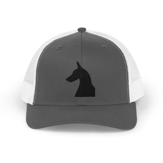 Doberman 5 Silhouette Snapback Trucker Cap