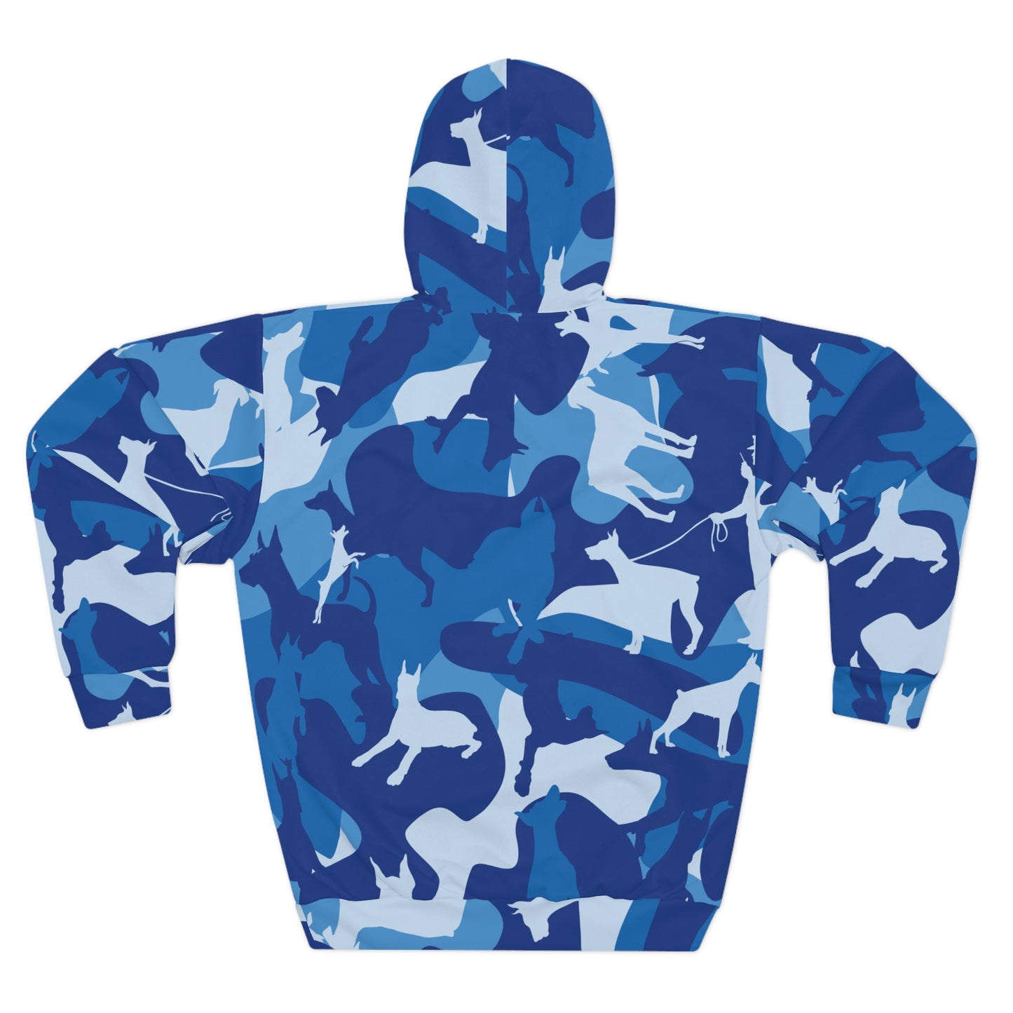 Doberman Camo 2 Unisex Pullover Hoodie (AOP)