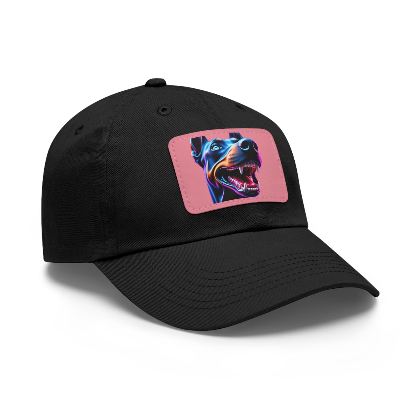 Smiles 1 Dad Hat with Leather Patch (Rectangle)