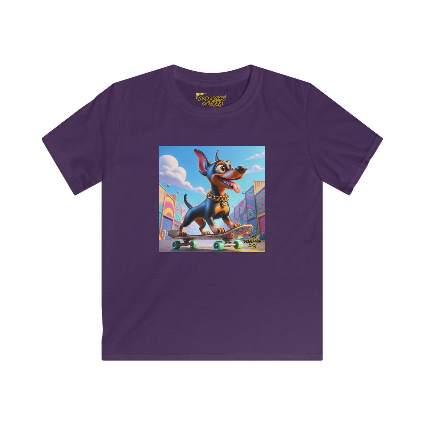 Luis Doberman Edition 011 Kids Softstyle Tee