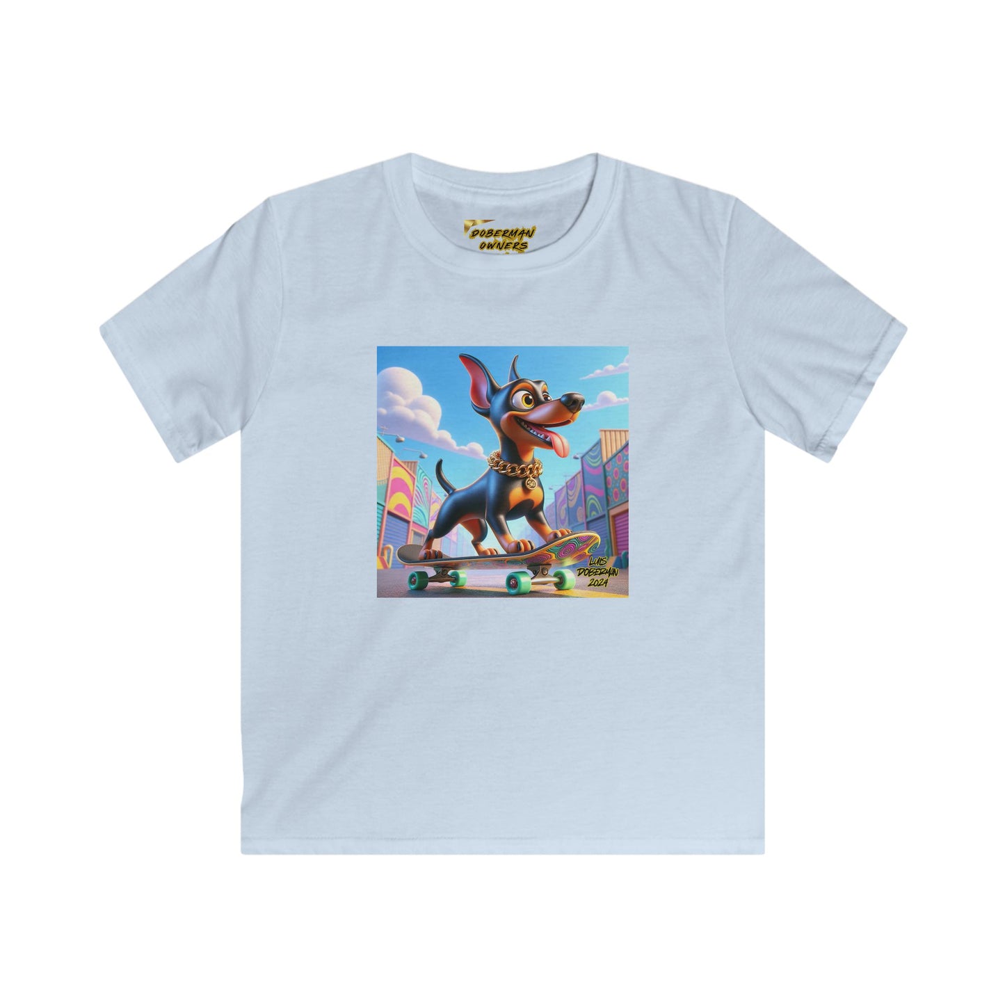 Luis Doberman Edition 011 Kids Softstyle Tee