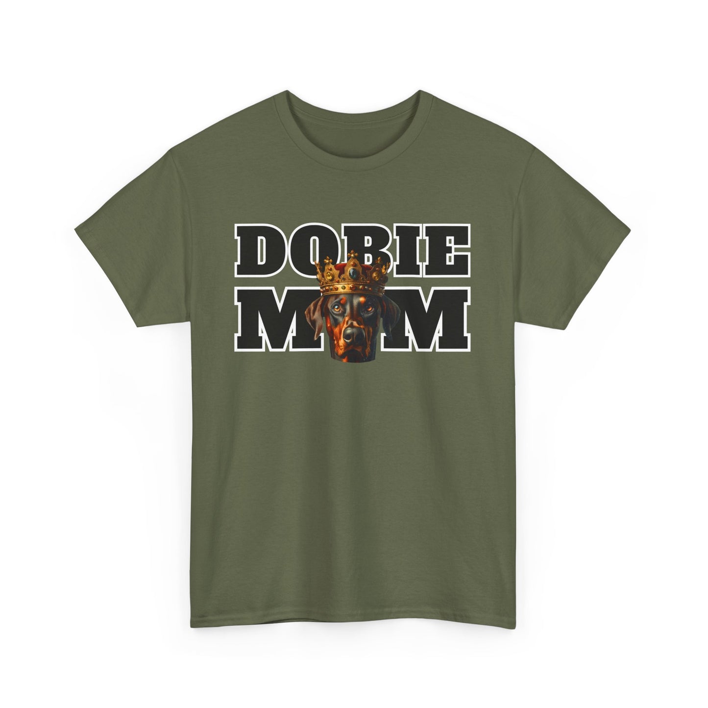 Dobie Mom 13 2025 Unisex Heavy Cotton Tee