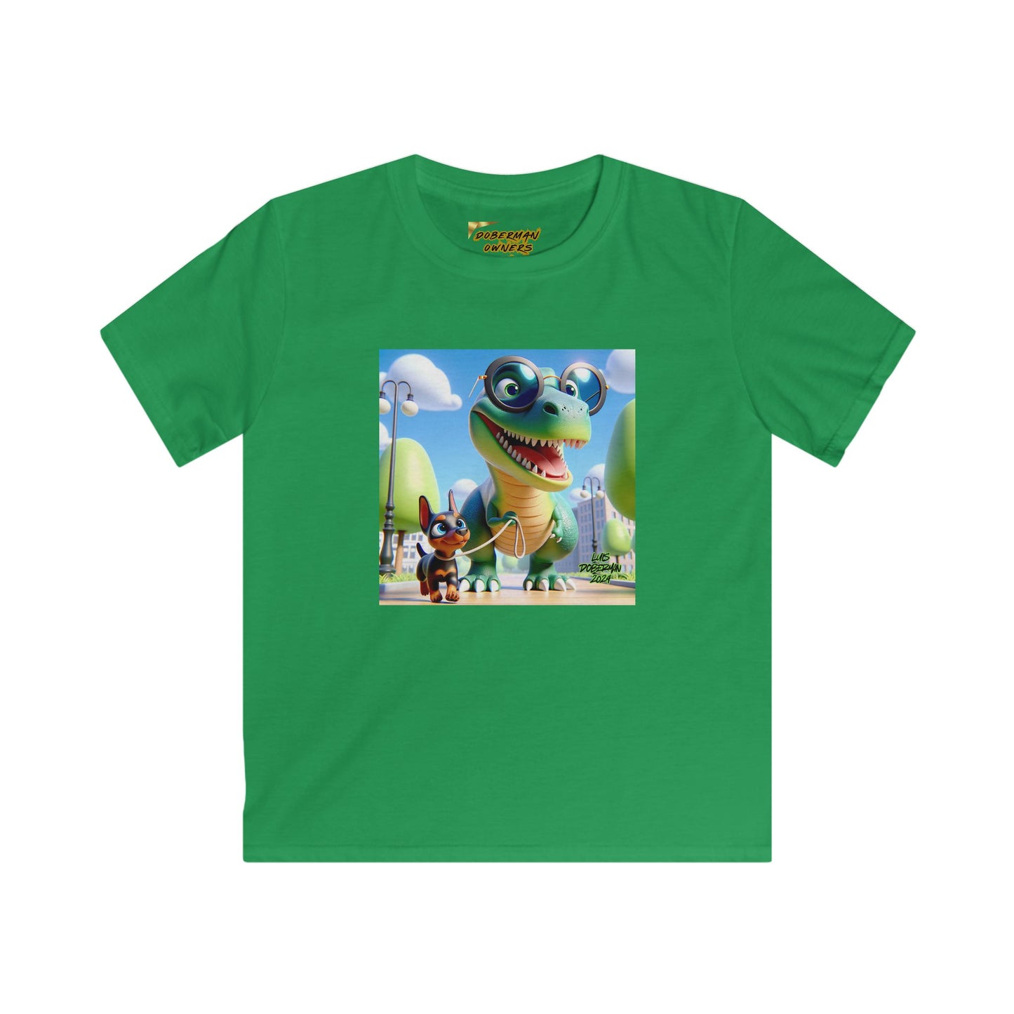 Luis Doberman Edition 008 Kids Softstyle Tee