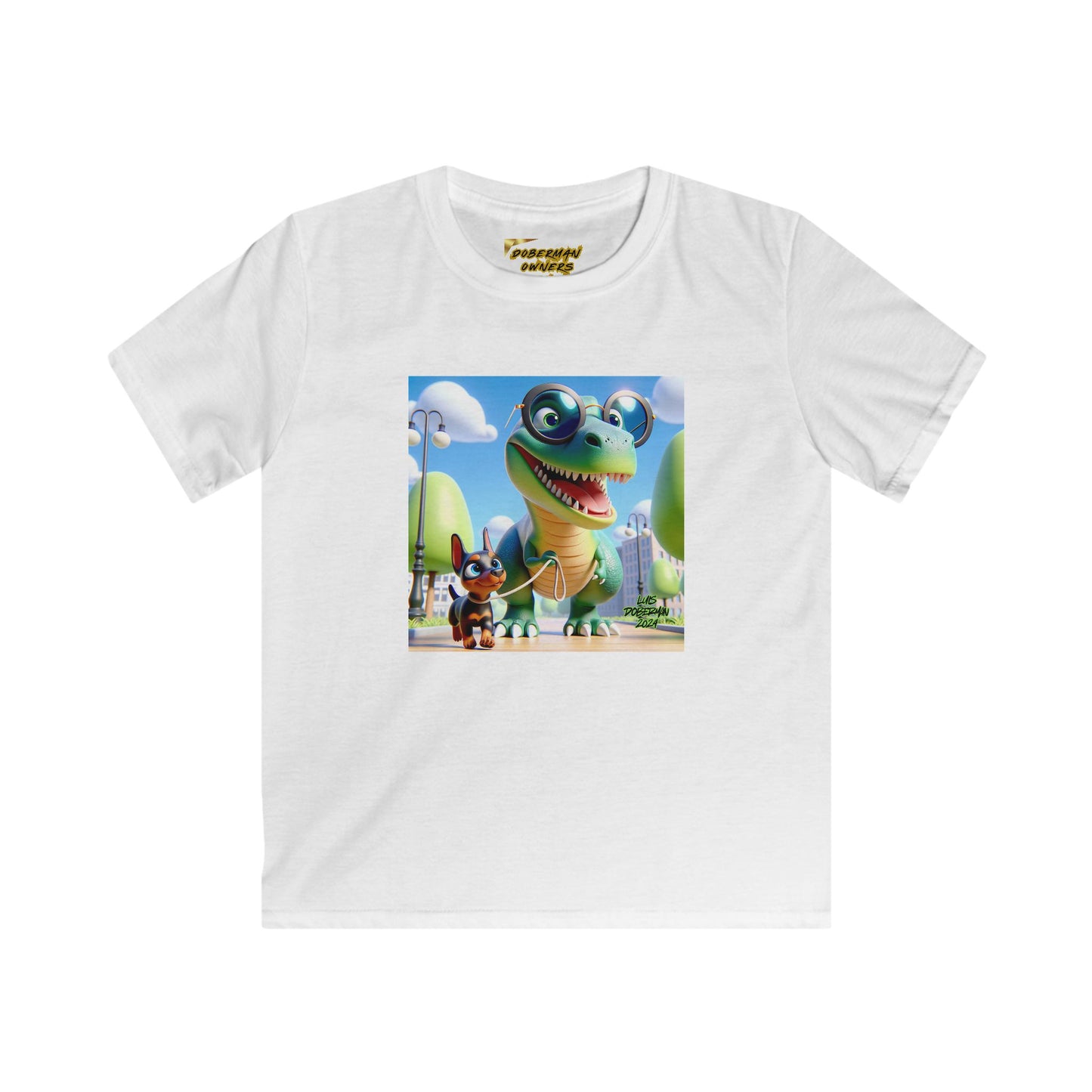 Luis Doberman Edition 008 Kids Softstyle Tee