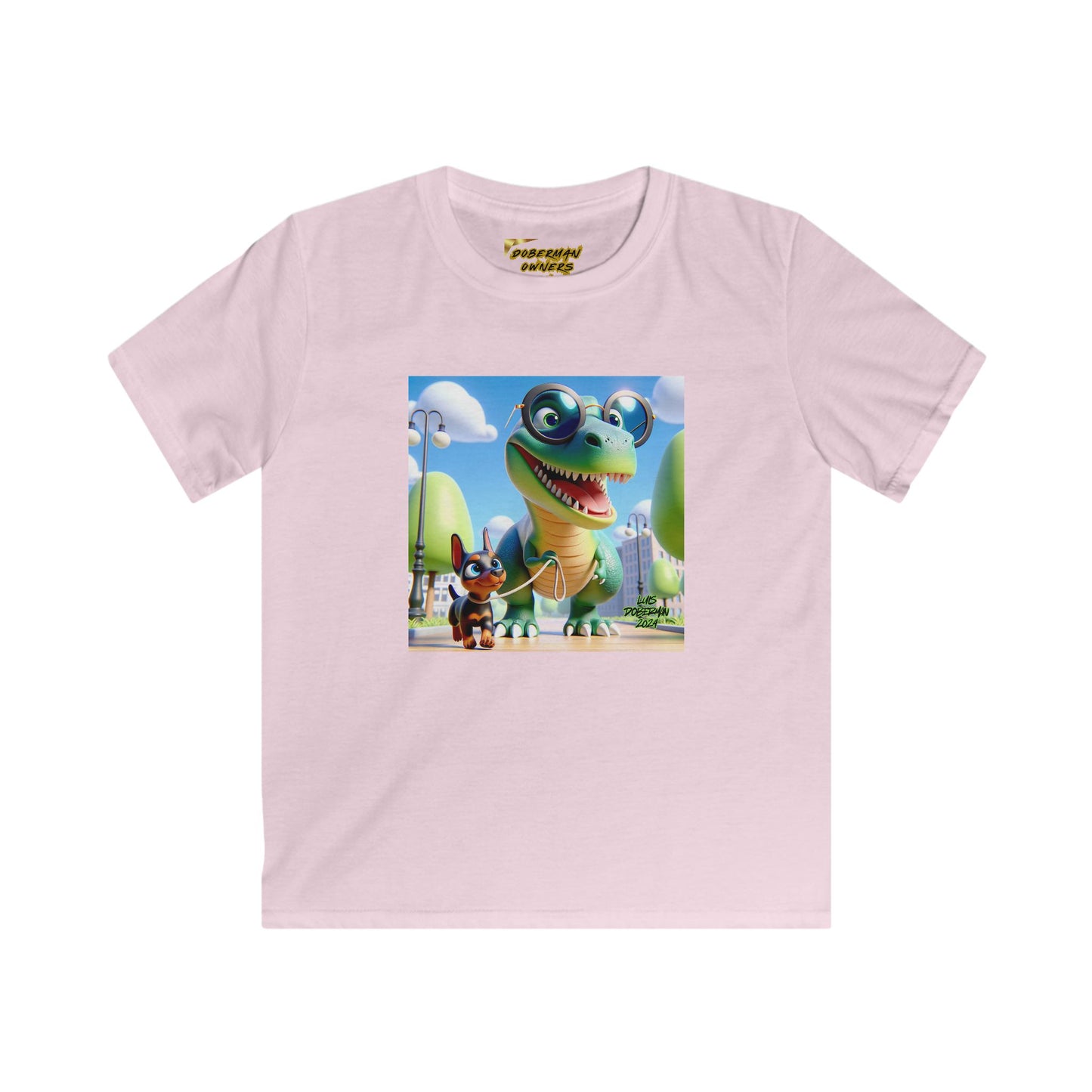 Luis Doberman Edition 008 Kids Softstyle Tee