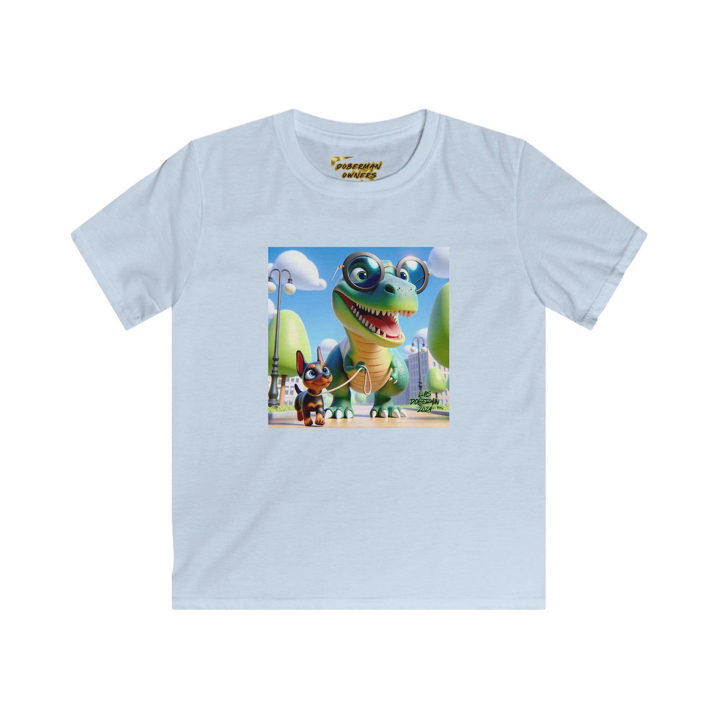 Luis Doberman Edition 008 Kids Softstyle Tee