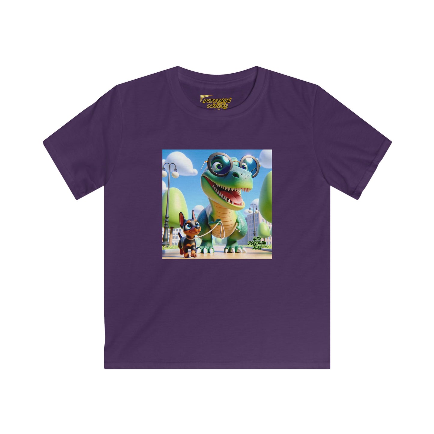 Luis Doberman Edition 008 Kids Softstyle Tee