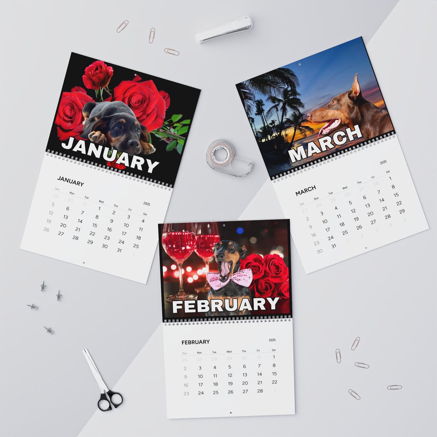 Custom 14 Image Wall Calendars (2025)