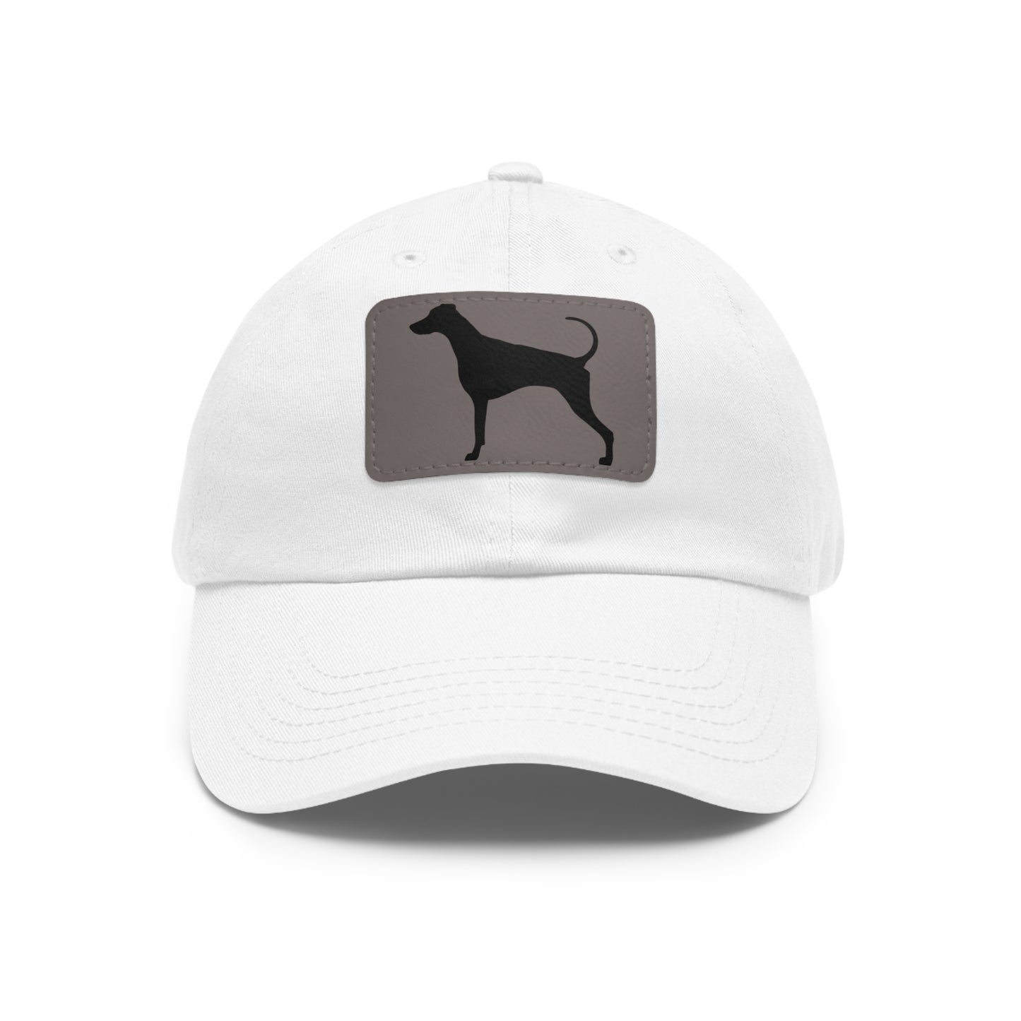 Stay 1 Dad Hat with Leather Patch (Rectangle)