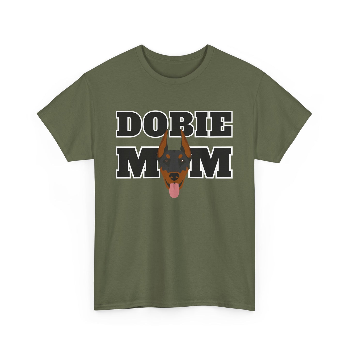 Dobie Mom 02 2025 Unisex Heavy Cotton Tee