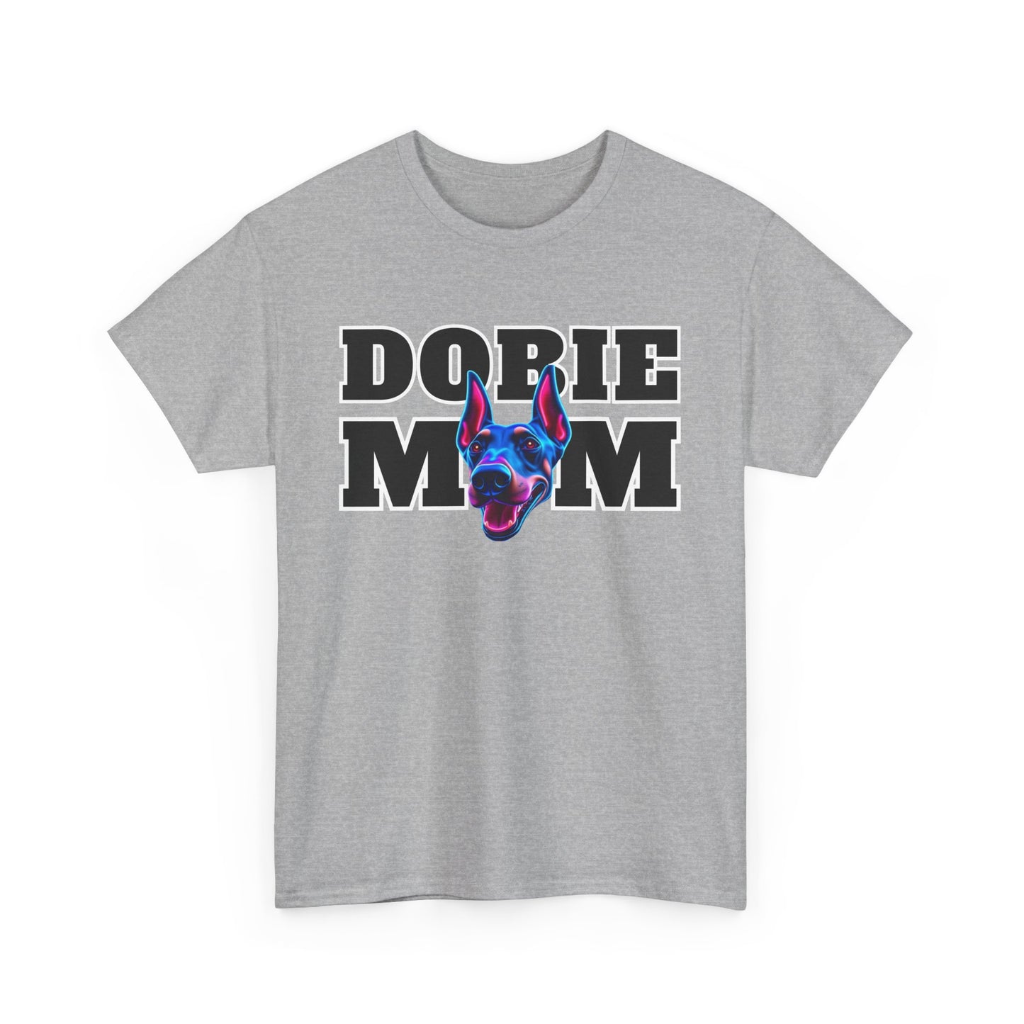 Dobie Mom 08 2025 Unisex Heavy Cotton Tee