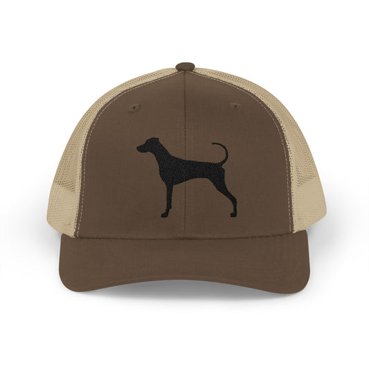 Doberman 4 Silhouette Snapback Trucker Cap