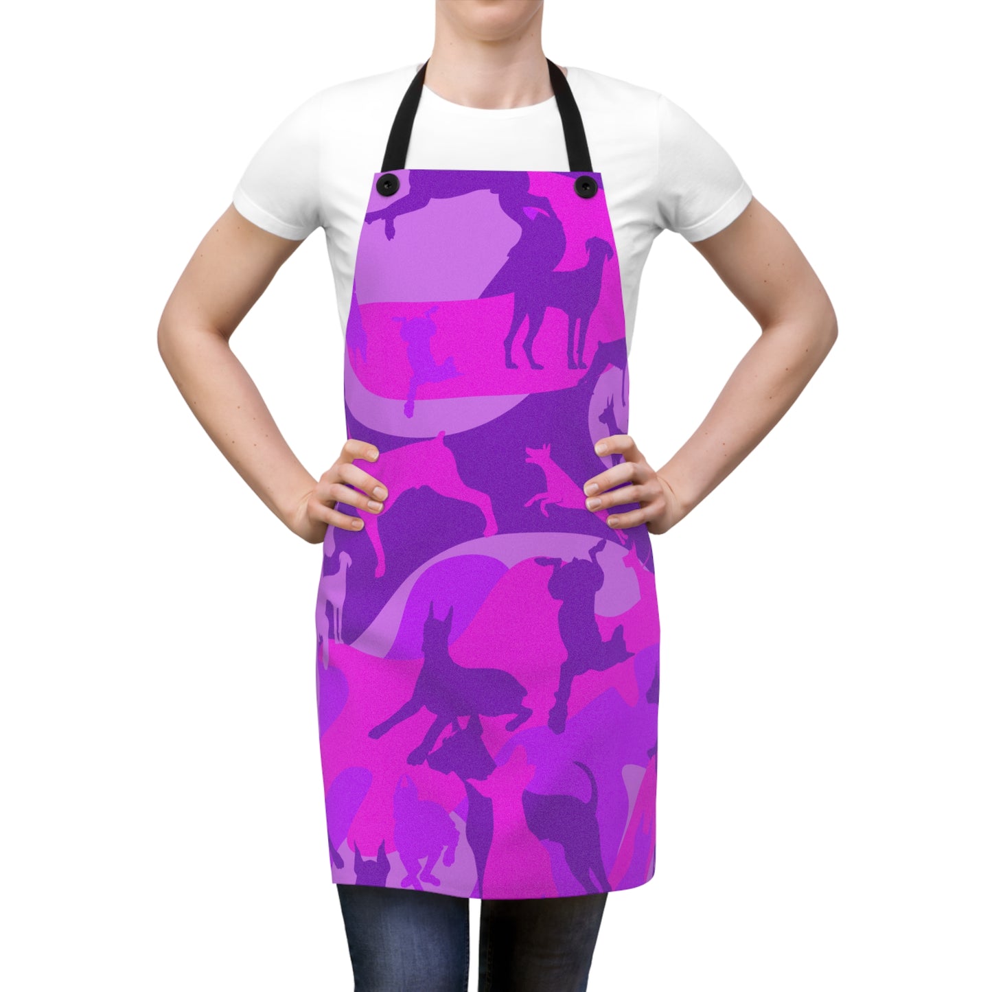 Doberman Camo Pattern 5 Apron (AOP)