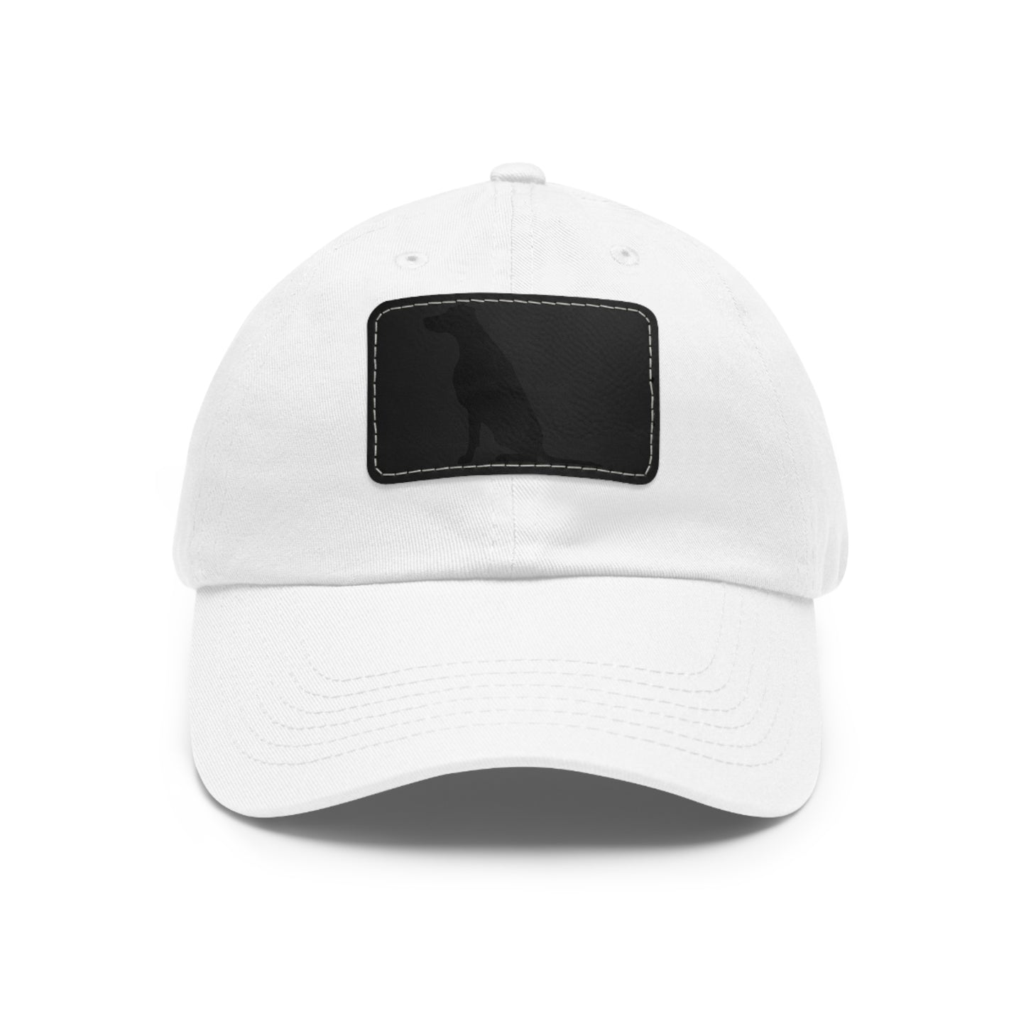 Sit 1 Dad Hat with Leather Patch (Rectangle)