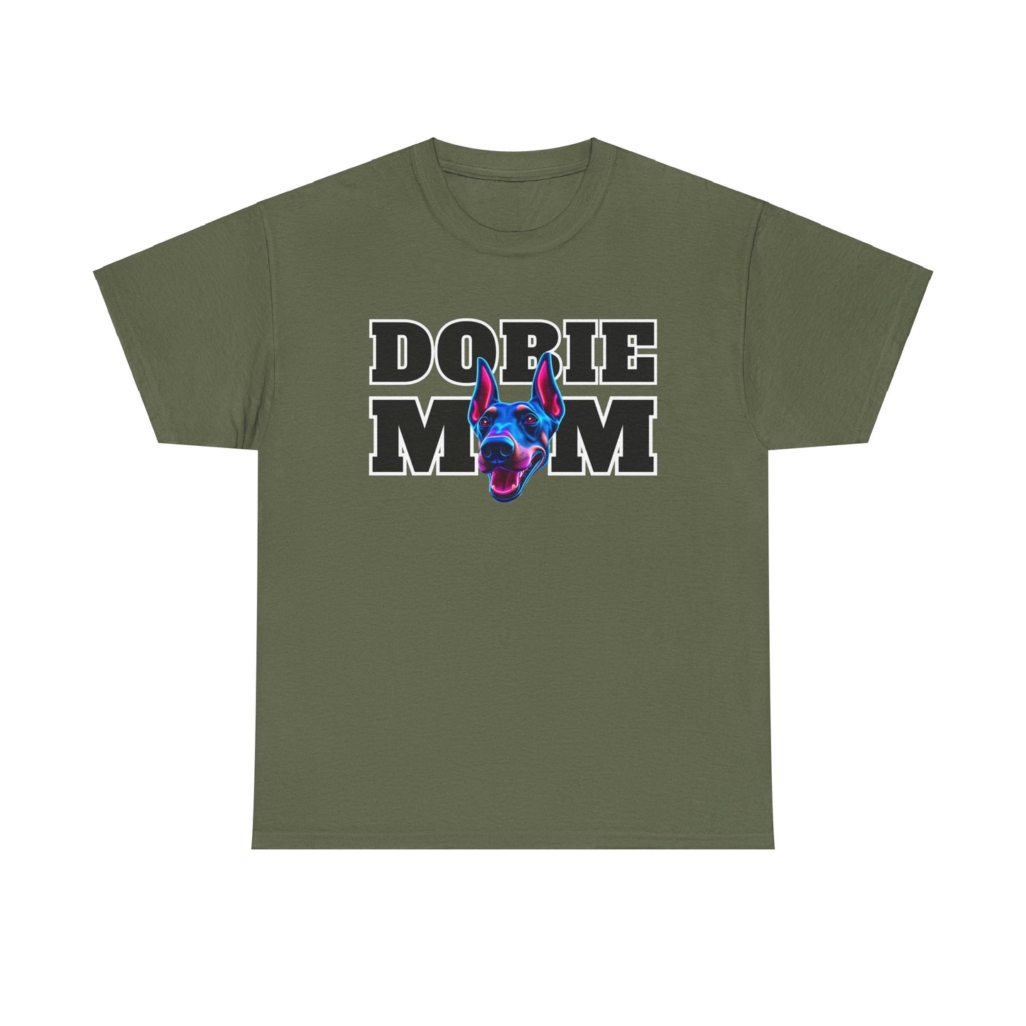 Dobie Mom 08 2025 Unisex Heavy Cotton Tee