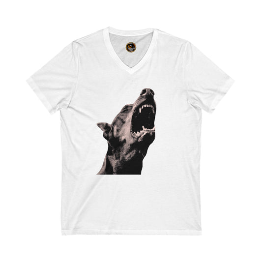 DTT 16 Private Label Unisex Jersey Short Sleeve V-Neck Tee