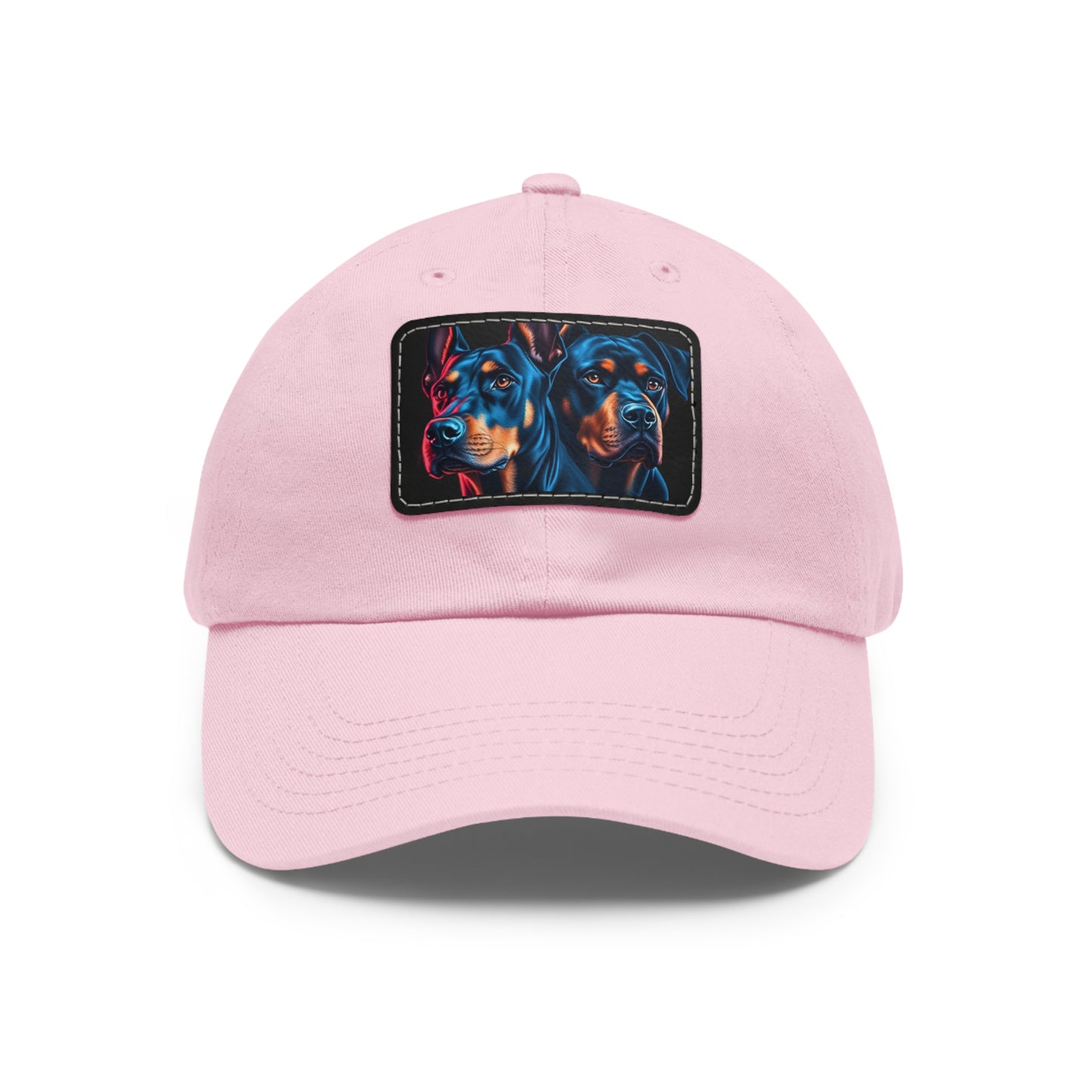 Los Primos 1 Dad Hat with Leather Patch (Rectangle)