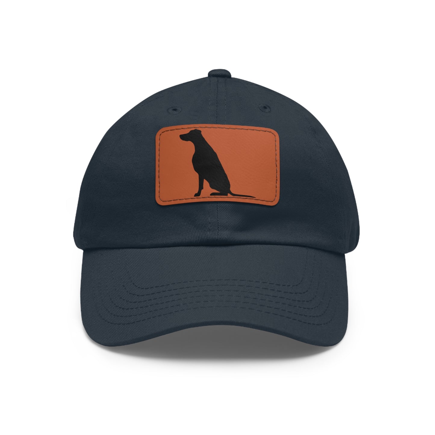 Sit 1 Dad Hat with Leather Patch (Rectangle)