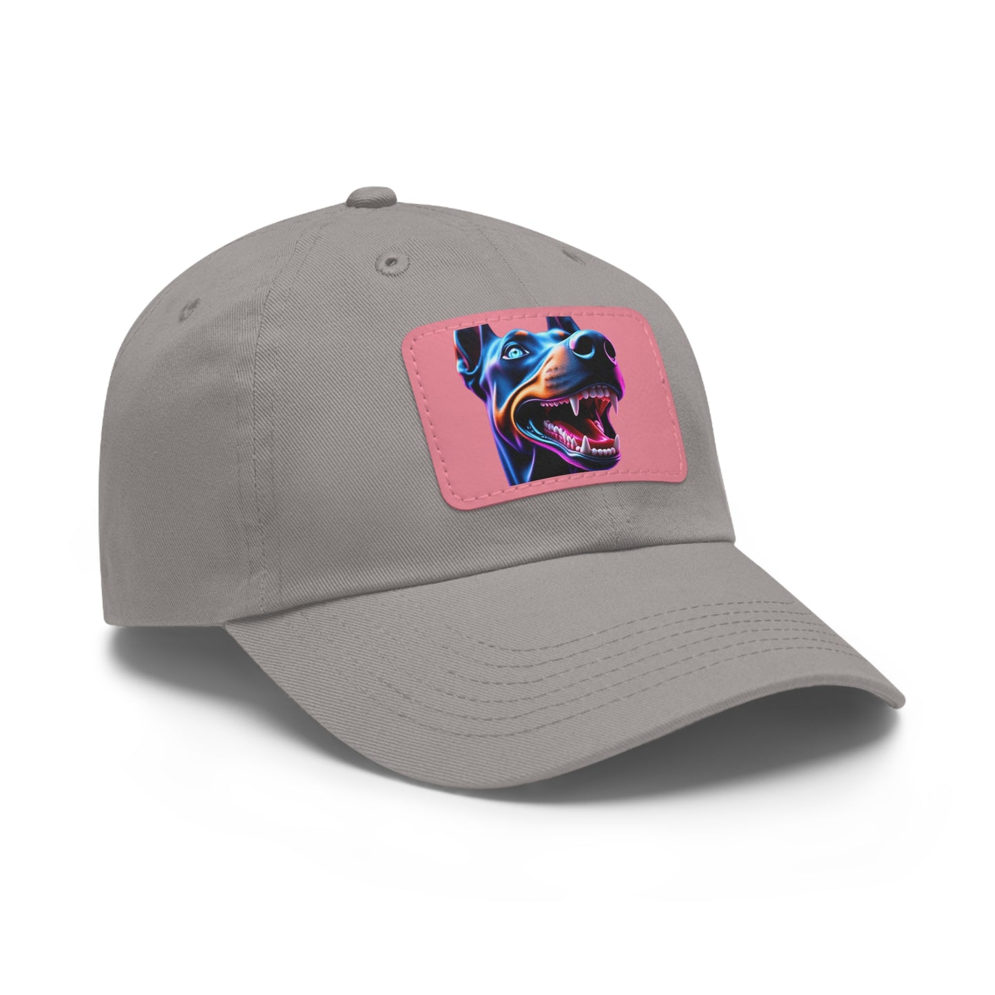 Smiles 1 Dad Hat with Leather Patch (Rectangle)