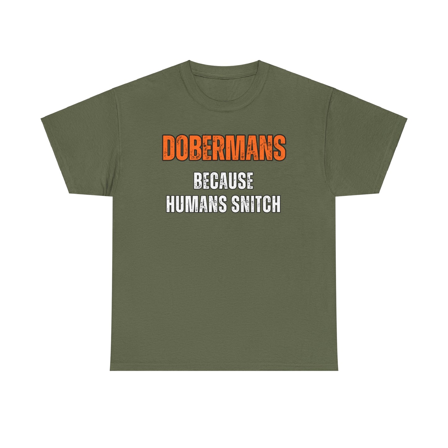 Dobermans Because 4 2025 Unisex Heavy Cotton Tee