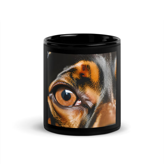 Eye 2 Black Glossy Mug