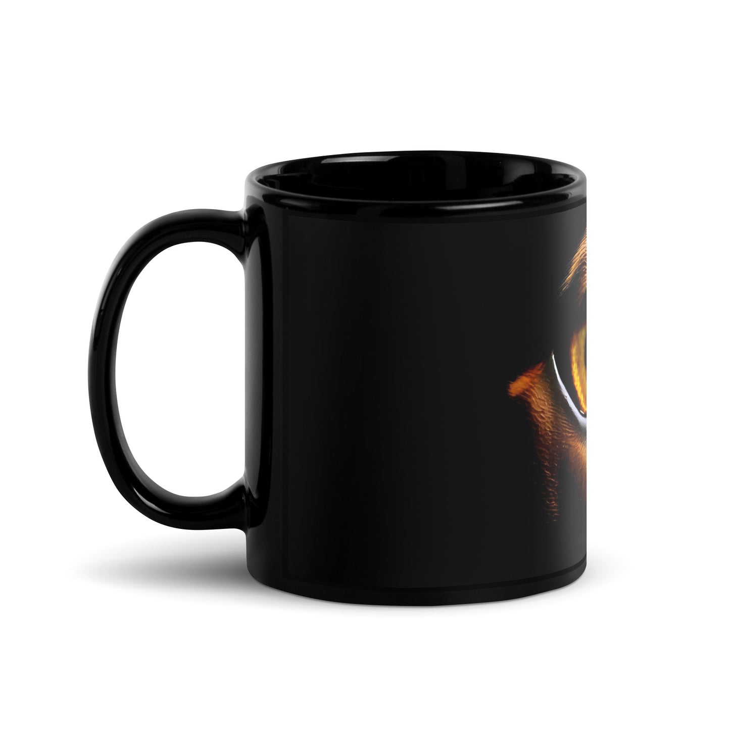 Eye 1 Black Glossy Mug