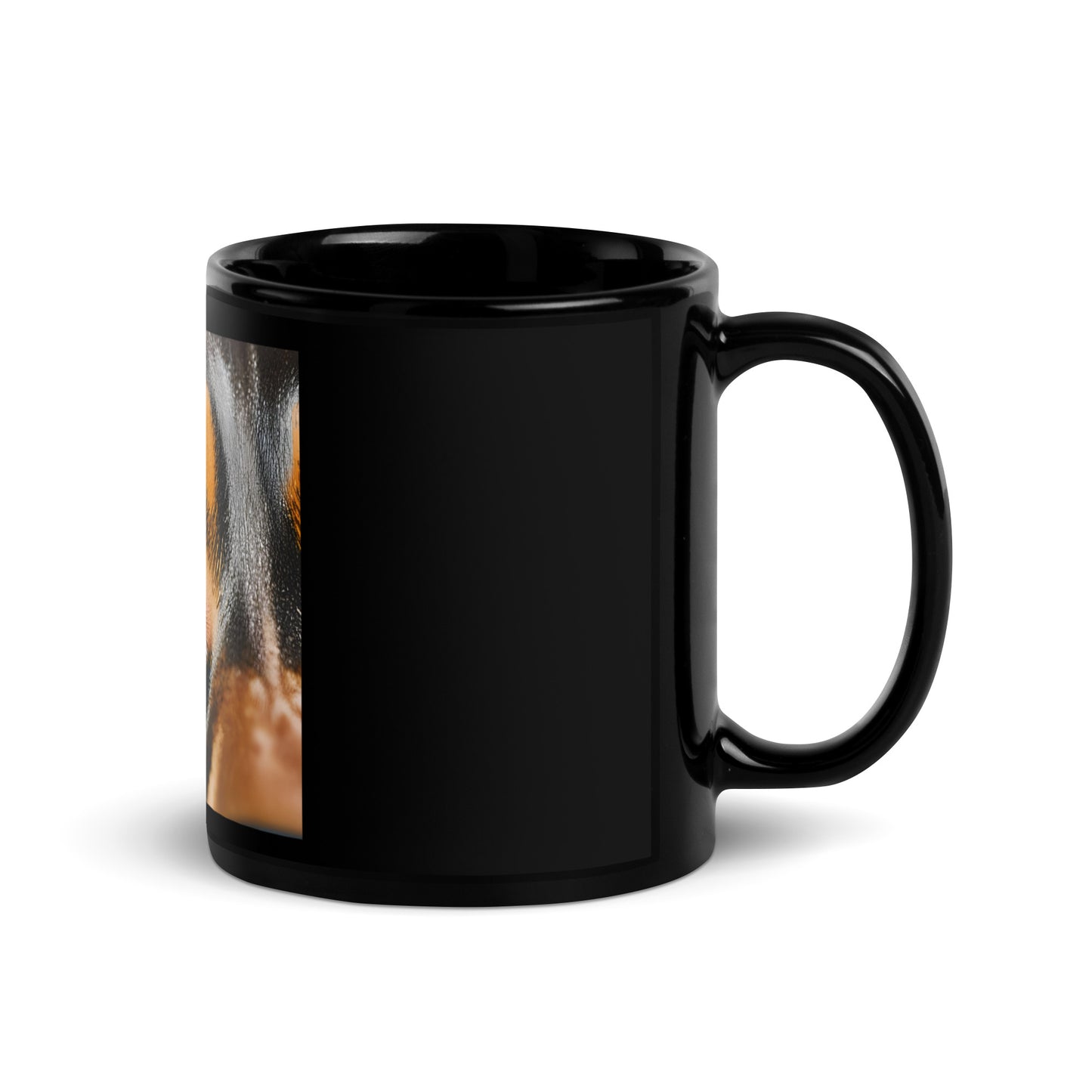 Eye 2 Black Glossy Mug