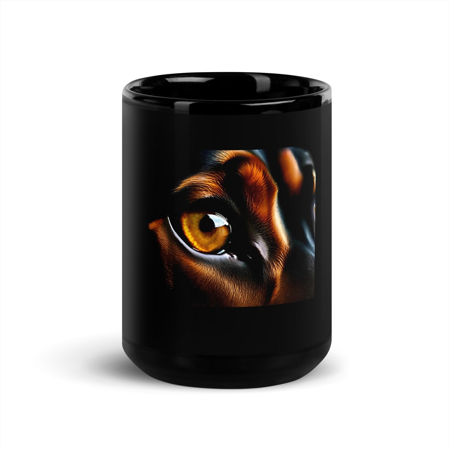 Eye 1 Black Glossy Mug