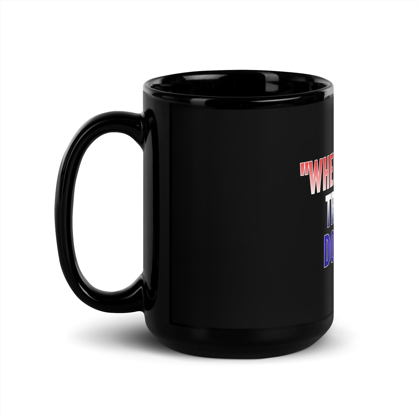 Trust 1 Black Glossy Mug