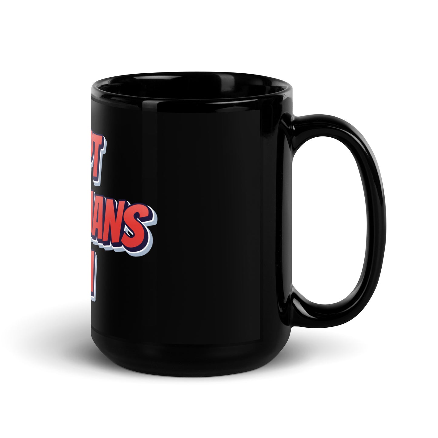 Adopt 1 Black Glossy Mug