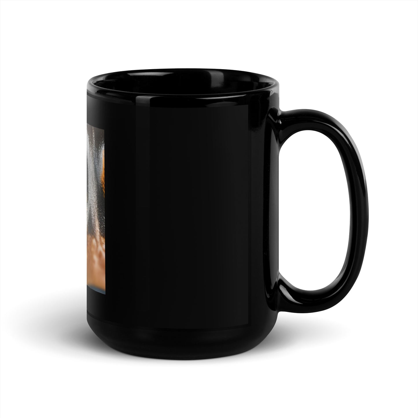 Eye 2 Black Glossy Mug