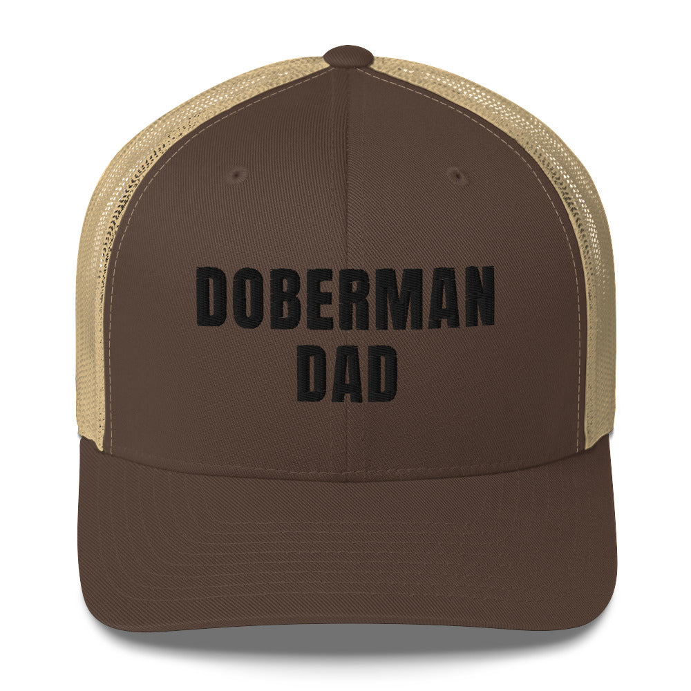 Doberman Dad 1 Trucker Cap