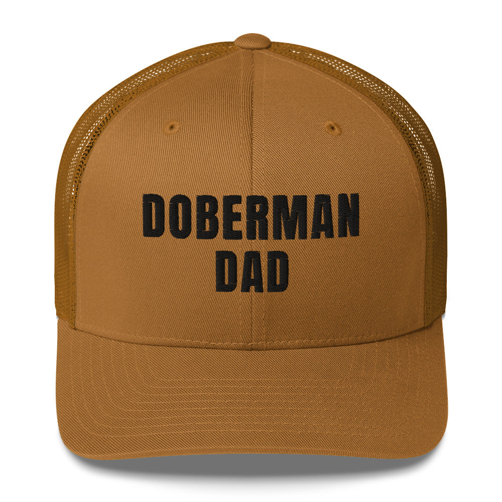 Doberman Dad 1 Trucker Cap