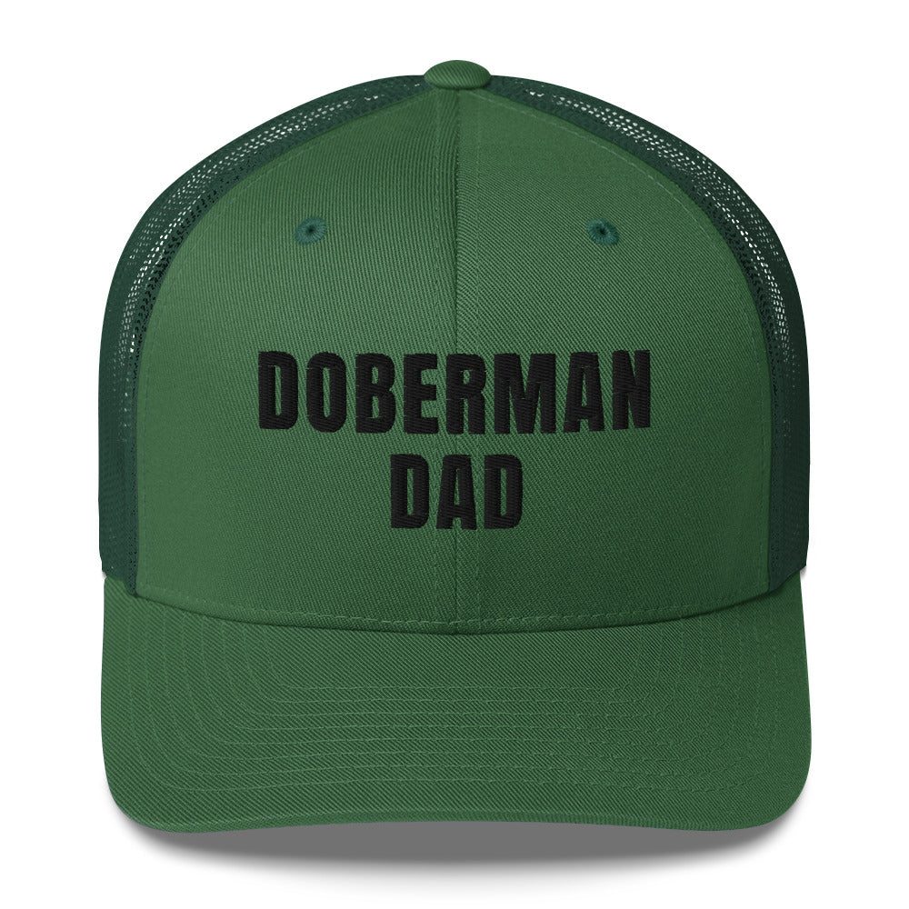 Doberman Dad 1 Trucker Cap