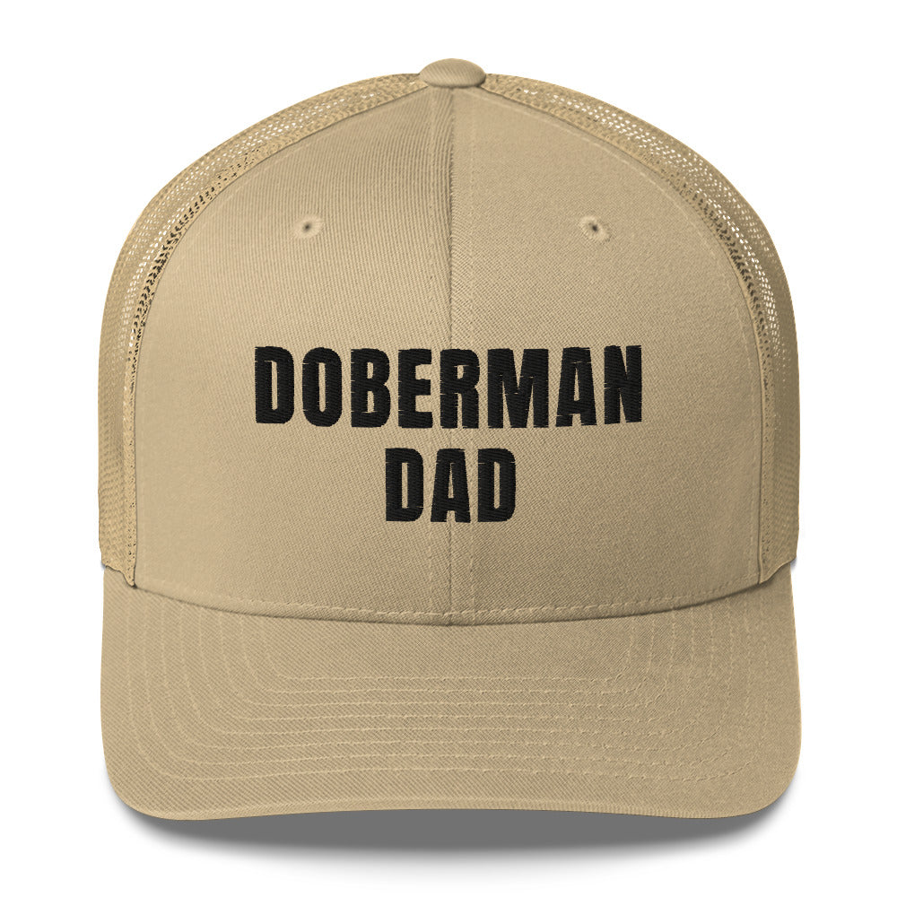 Doberman Dad 1 Trucker Cap