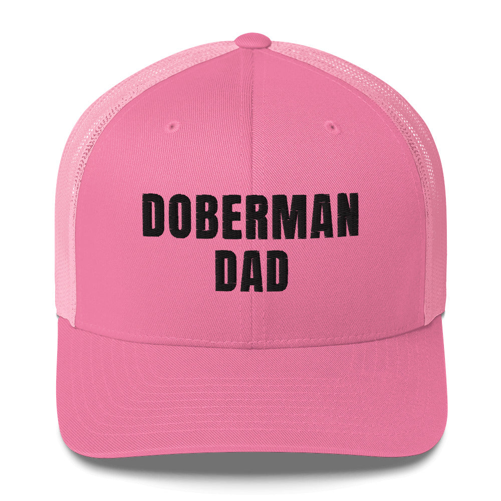 Doberman Dad 1 Trucker Cap