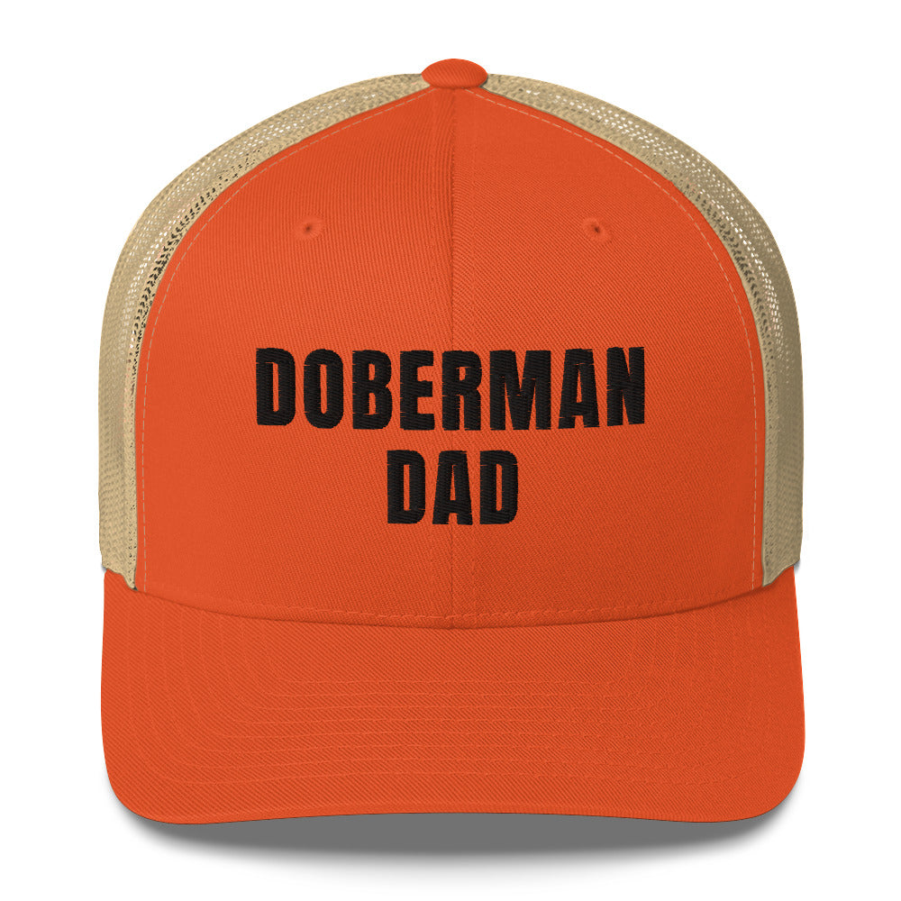 Doberman Dad 1 Trucker Cap