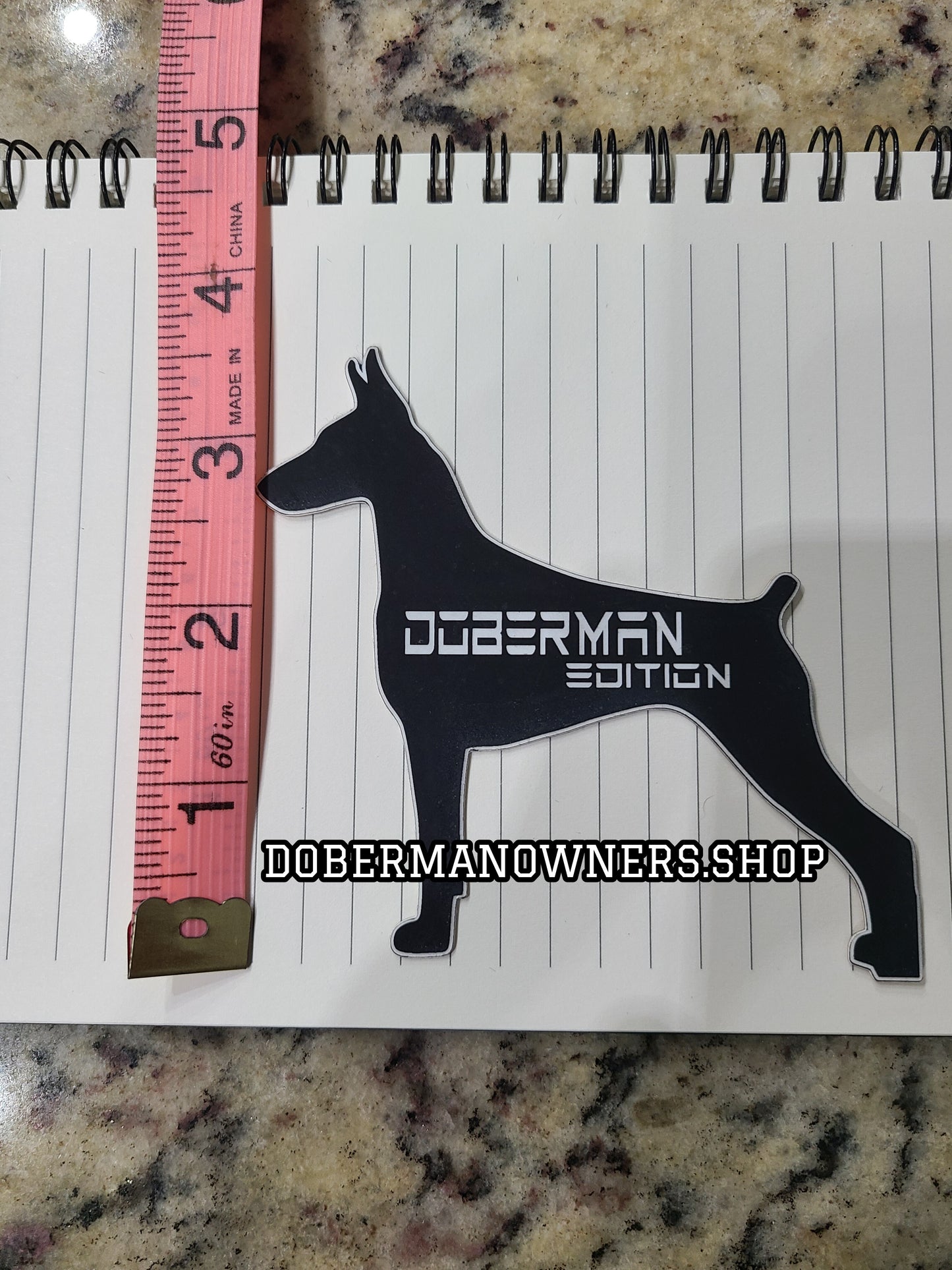 Doberman Edition 1, 2 & 3 Vinyl Cut 3M Vehicle Emblem