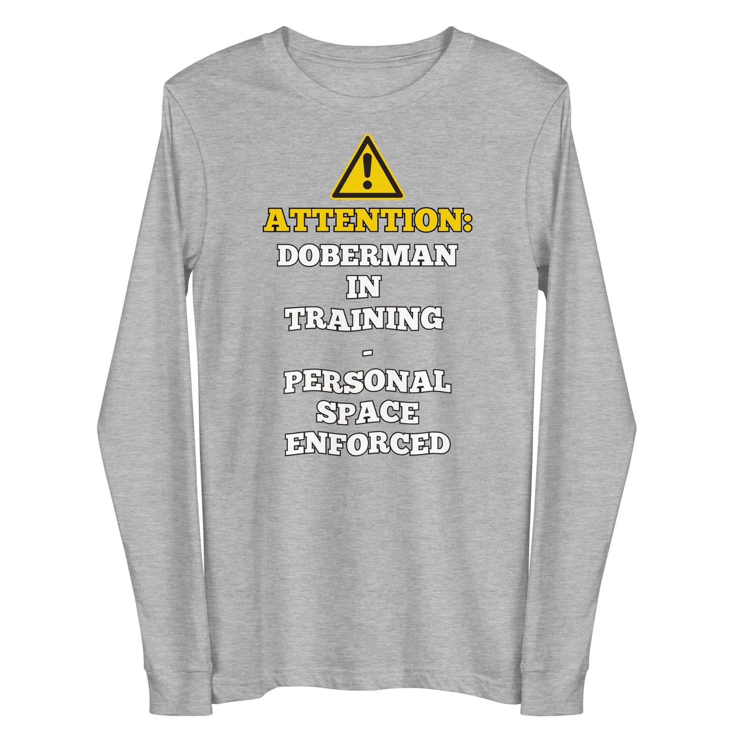 Warning 02 Unisex Long Sleeve Tee