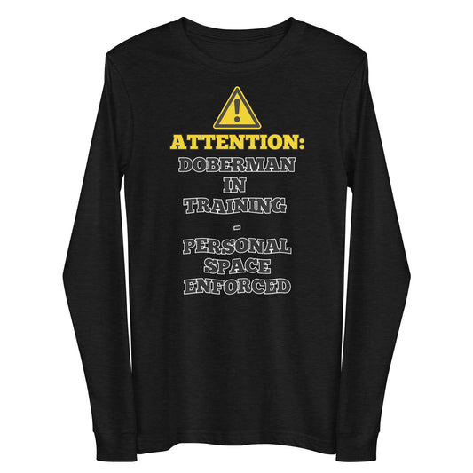 Warning 01 Unisex Long Sleeve Tee