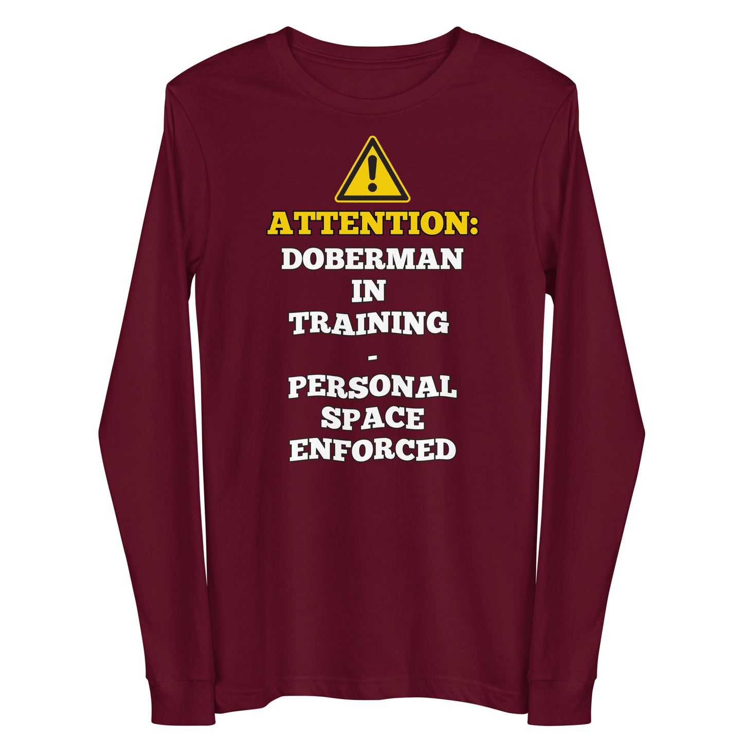 Warning 02 Unisex Long Sleeve Tee