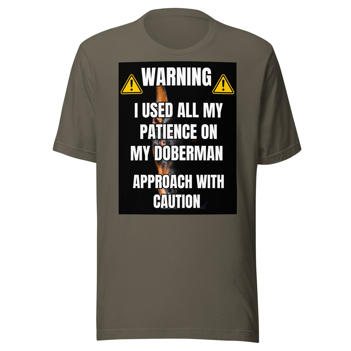 Warning 2 Unisex t-shirt