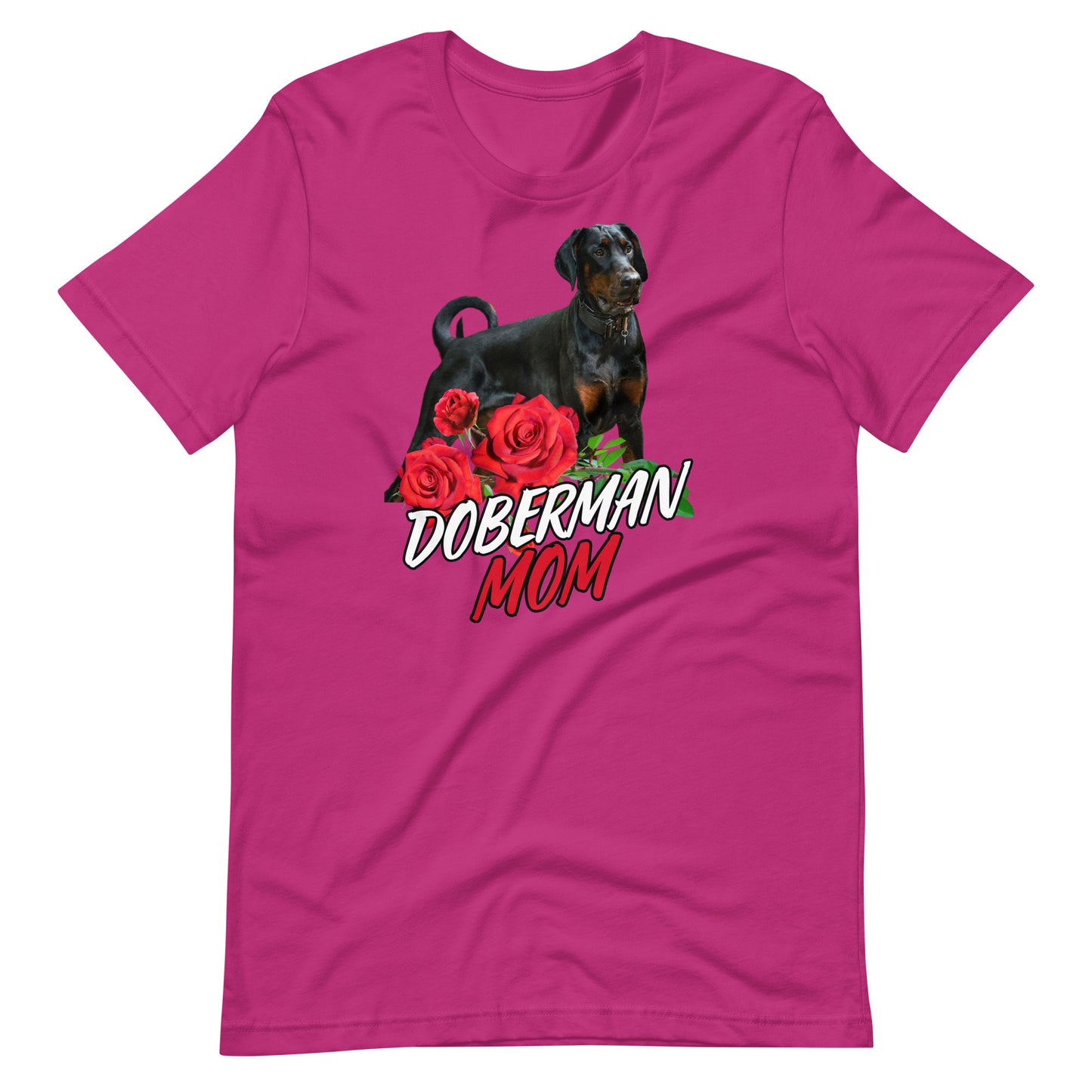 Doberman Mom 1 Unisex t-shirt