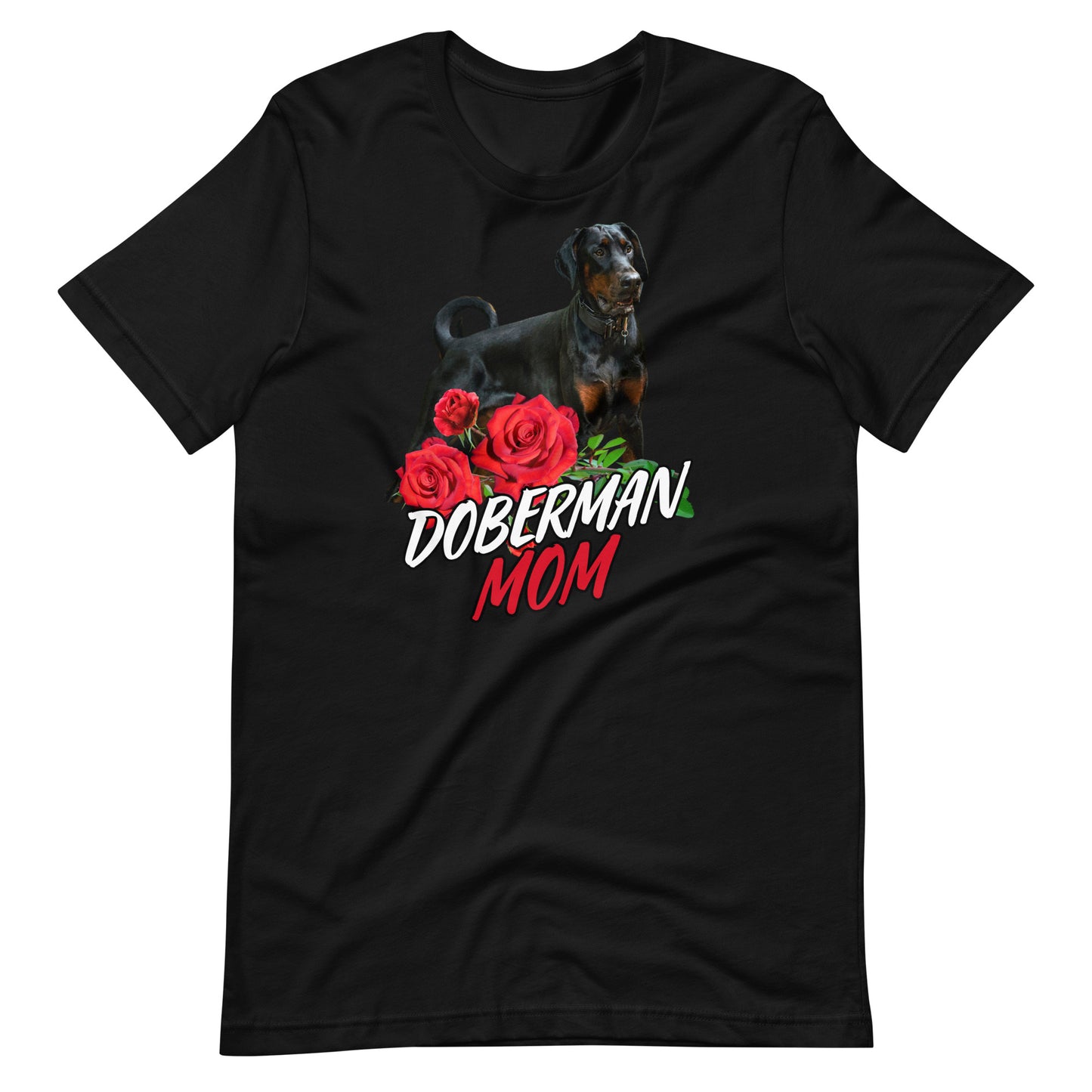 Doberman Mom 1 Unisex t-shirt