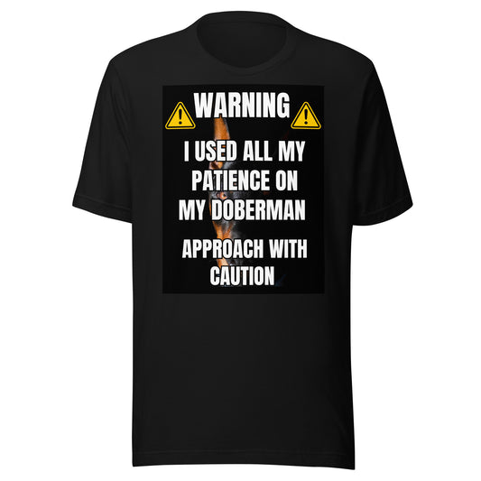 Warning 2 Unisex t-shirt