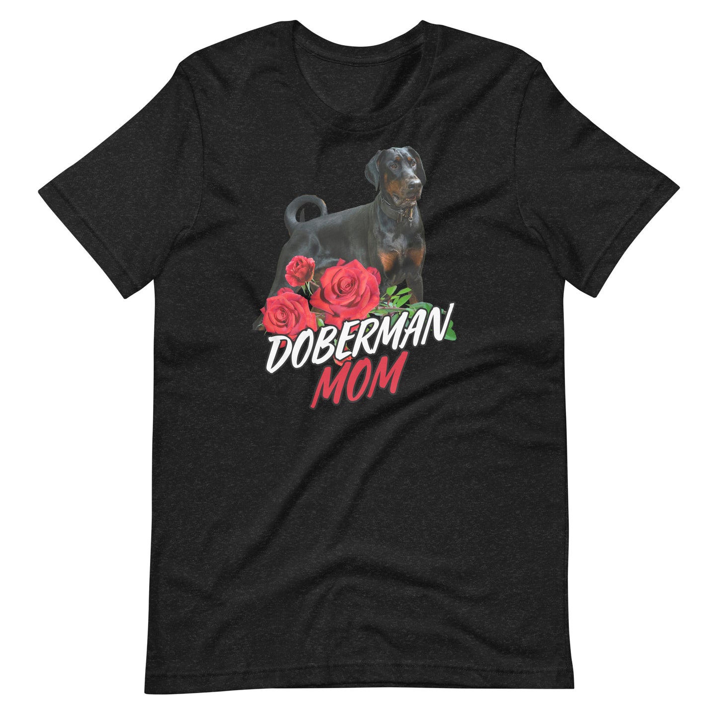 Doberman Mom 1 Unisex t-shirt