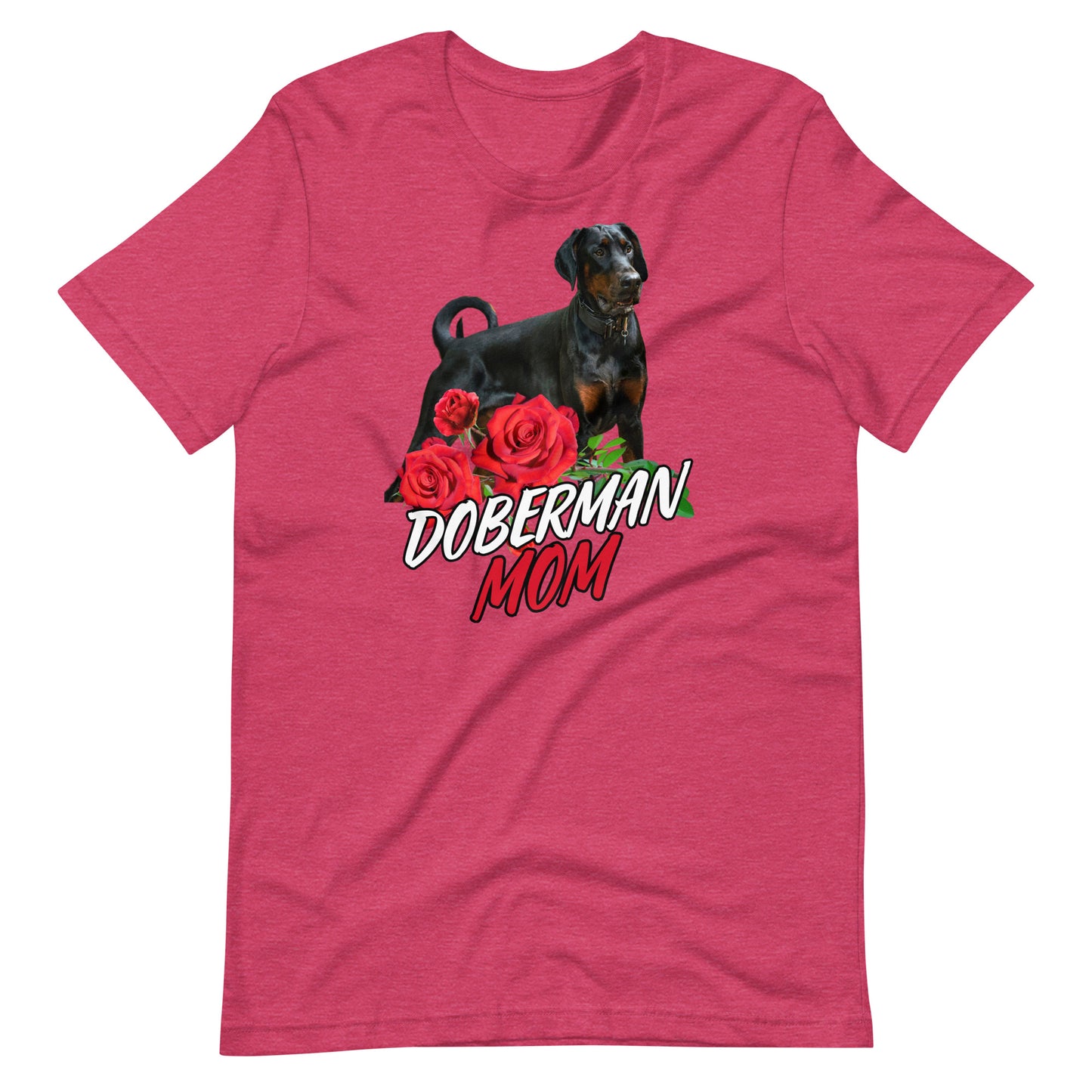 Doberman Mom 1 Unisex t-shirt