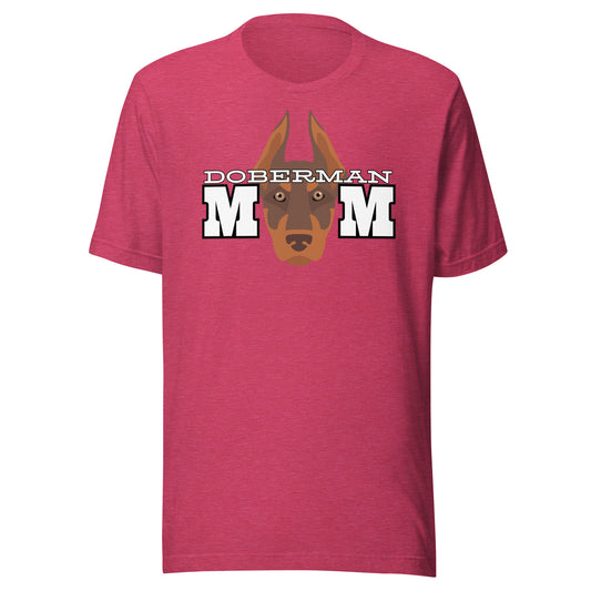 Doberman Mom 5 Unisex t-shirt