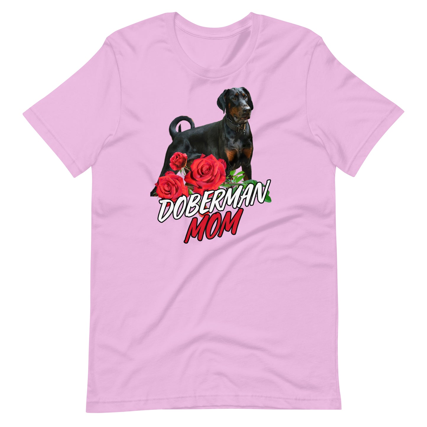 Doberman Mom 1 Unisex t-shirt